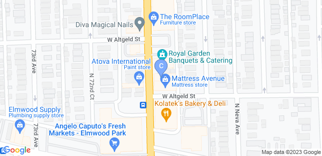 Map to BAMN IN CHICAGO 